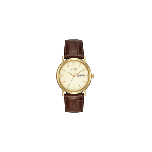 Citizen Classic Gents Gold Tone Eco Drive Watch
