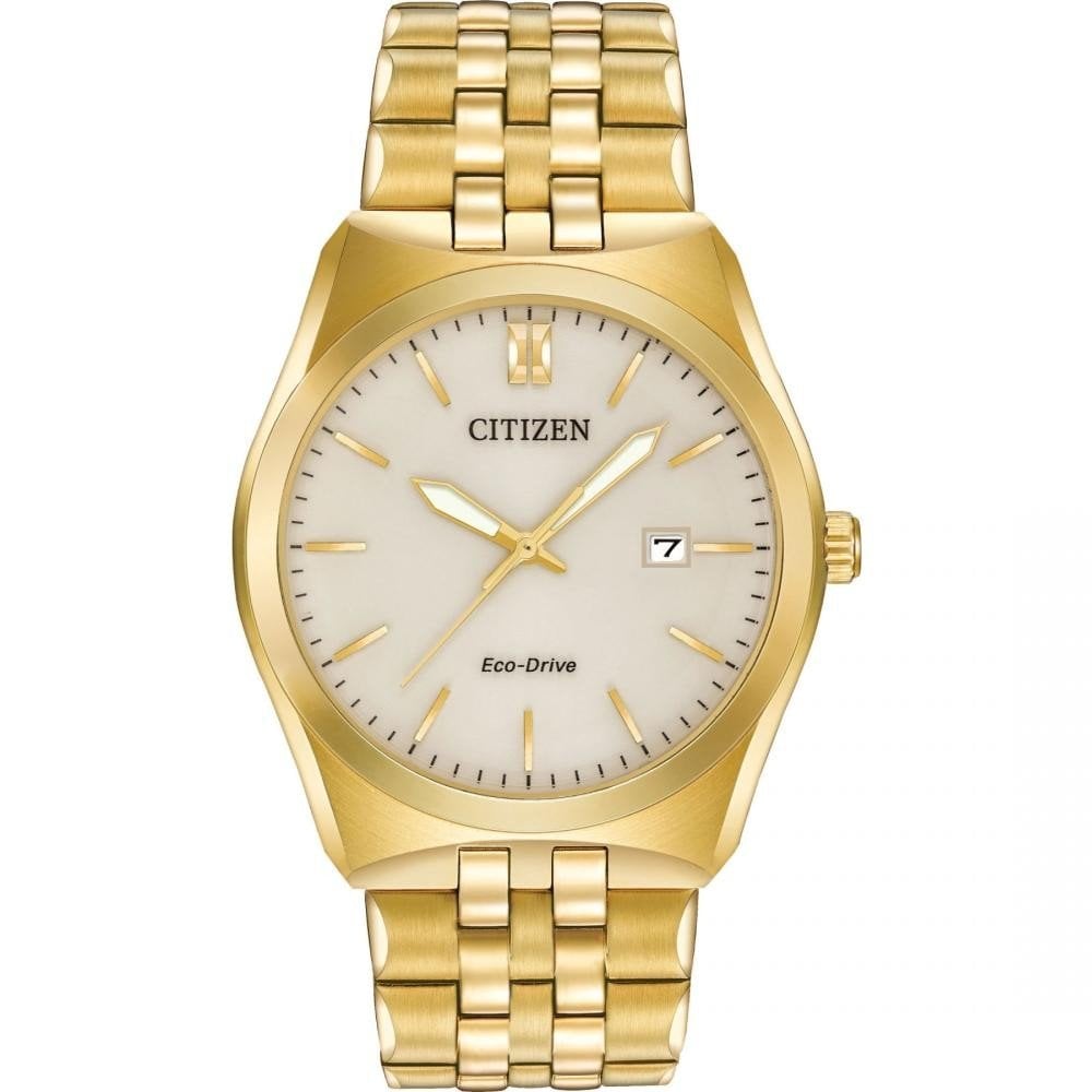 Citizen Gents Gold IP Plated Bracelet Watch