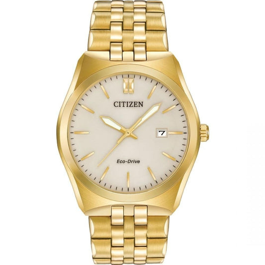 Citizen Gents Gold IP Plated Bracelet Watch