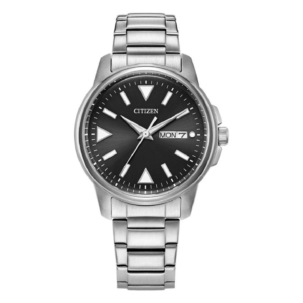 Citizen Gents Solar-powered Eco-Drive Day & Date 3-Axis Round Watch