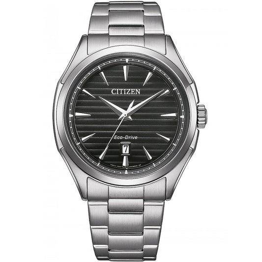 Citizen Men's Eco-Drive Sport  Black Dial / Stainless Steel Bracelet