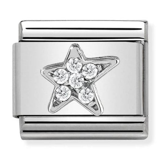Classic Asymmetric Star CZ Charm