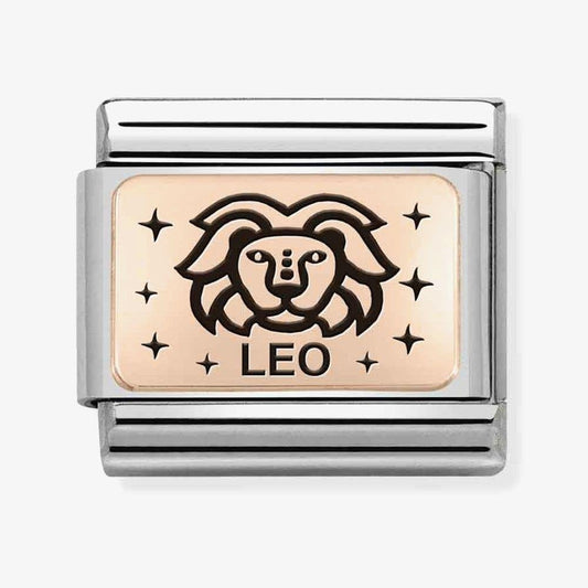 Classic Composable 9ct Rose Gold Leo Zodiac Charm