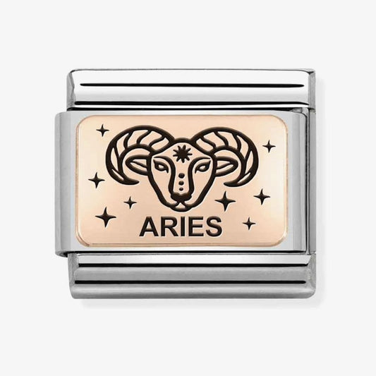 Classic Composable  Aries 9ct Rose Gold Charm