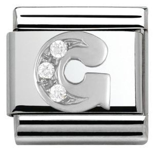 Classic Composable CZ Letter G Link