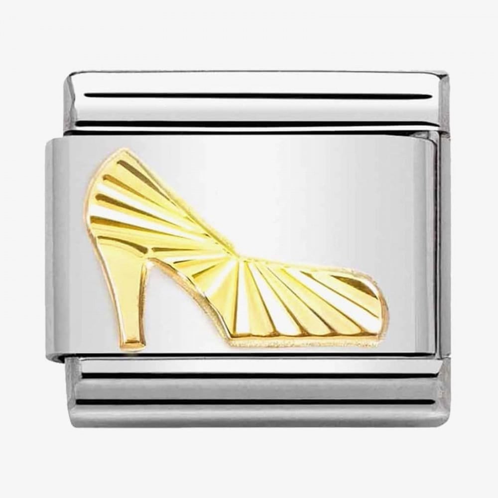 CLASSIC Composable Gold Coated High Heel Shoe Charm