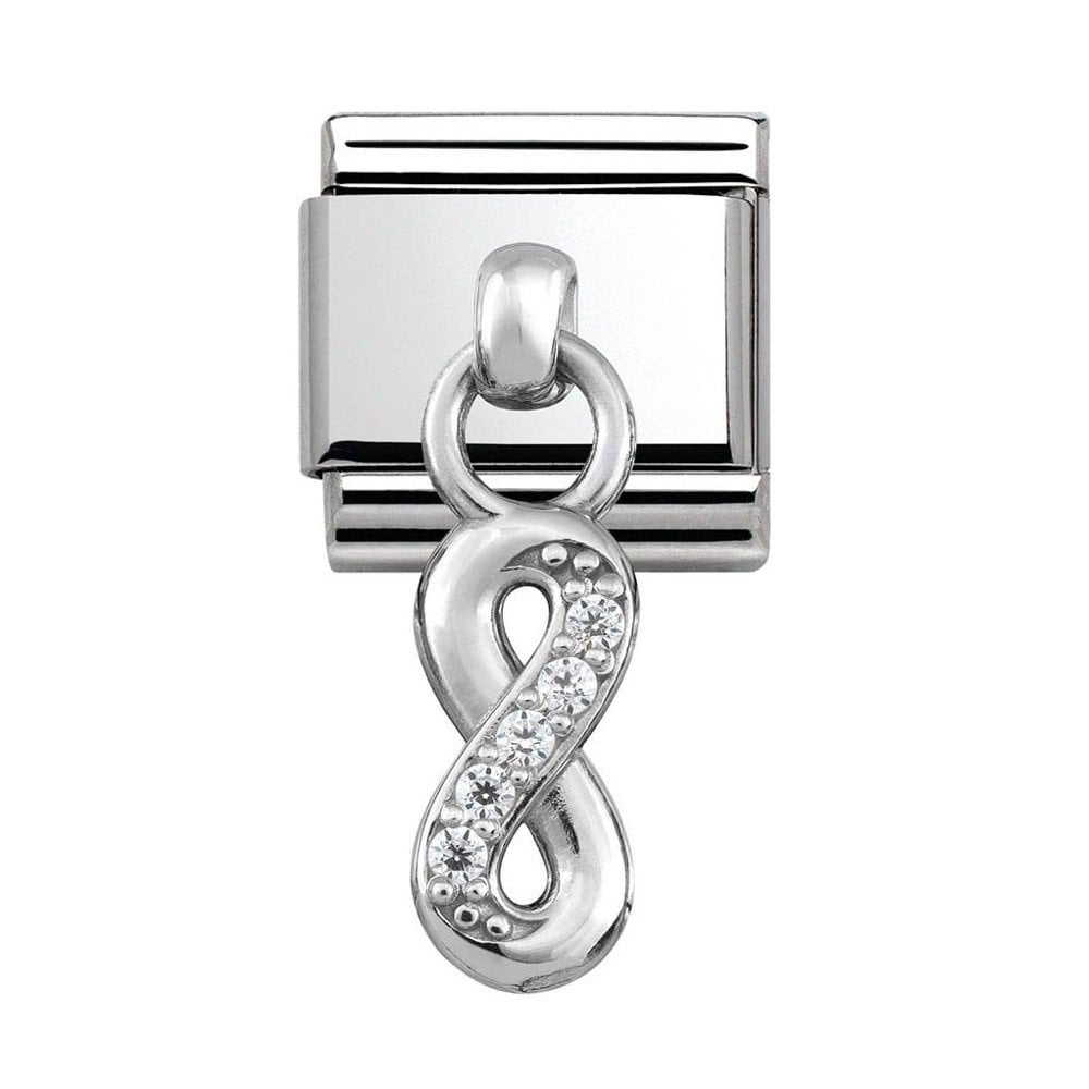Classic Composable Infinity CZ Dangle Charm