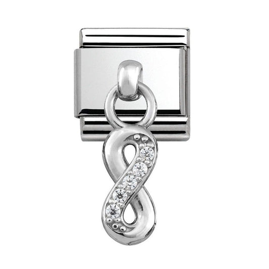 Classic Composable Infinity CZ Dangle Charm