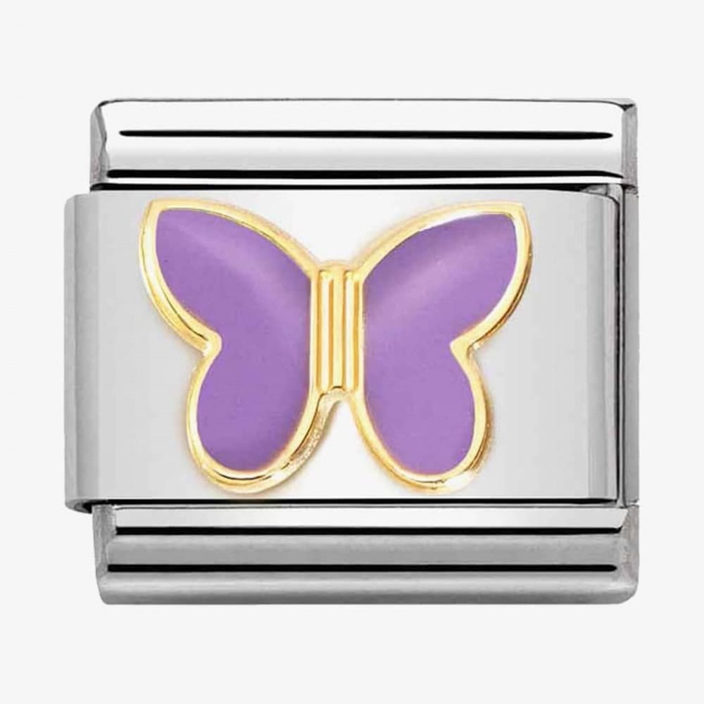 Classic Composable Lilac Butterfly Charm