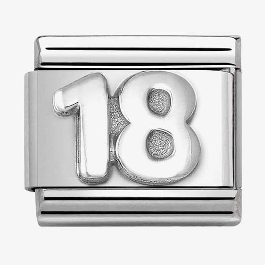 CLASSIC Composable Oxidised Silver 18 Charm