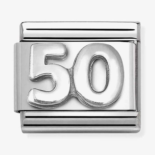 CLASSIC Composable Oxidised Silver 50 Charm