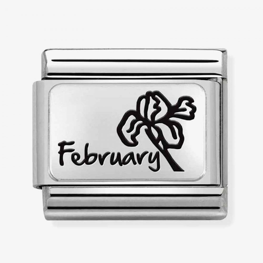 Classic Composable Plates February Flower Charm