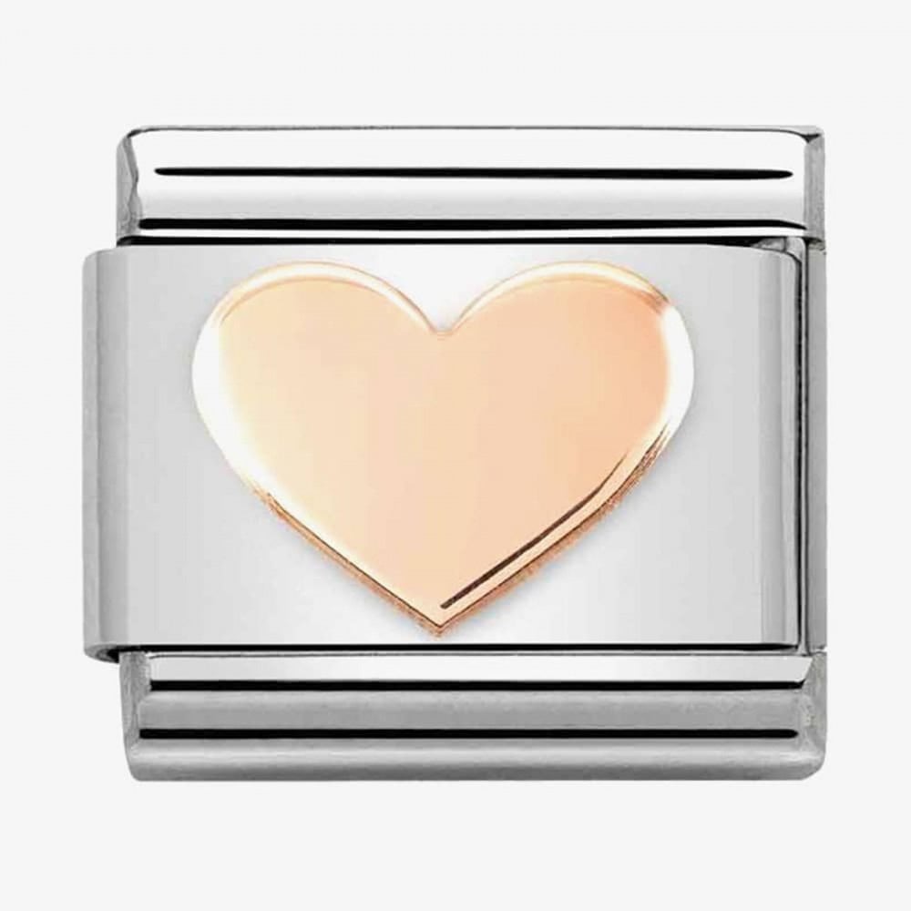 CLASSIC Composable Romance Flat Heart Charm