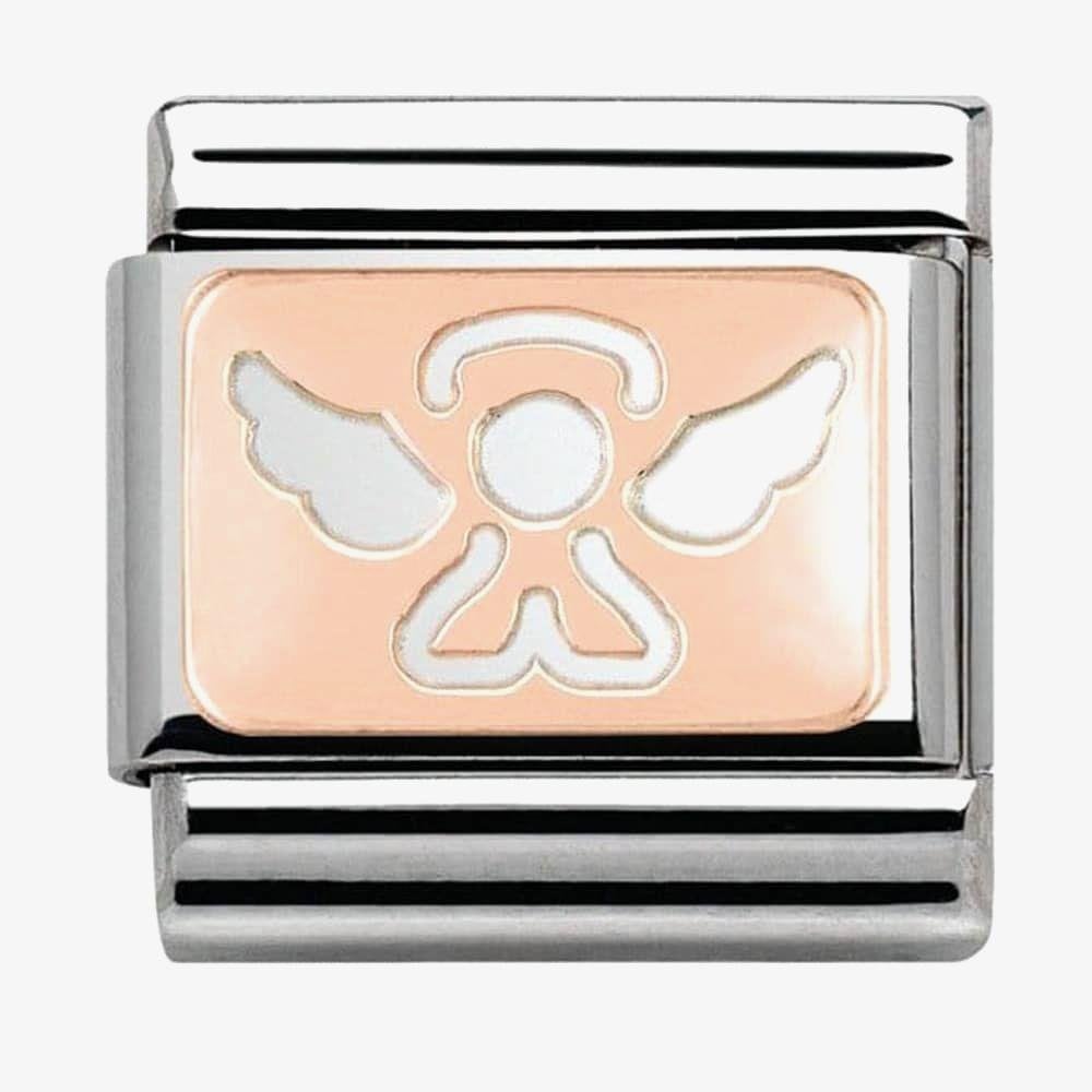 Classic Composable Rose Angel Charm