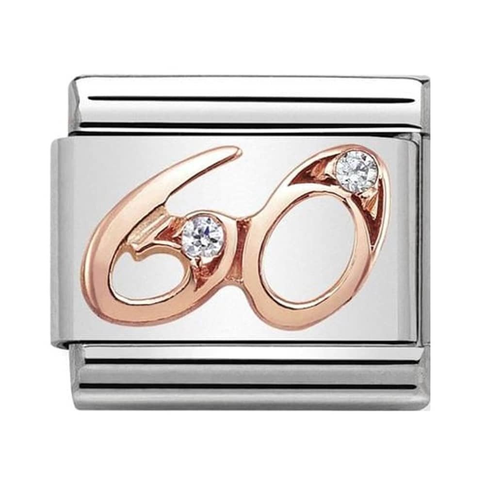 Classic Composable Rose Gold 60 with CZ Charm