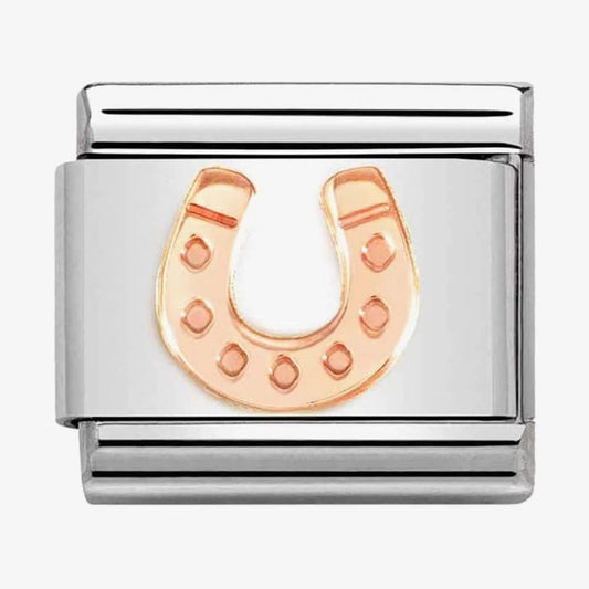 CLASSIC Composable Rose Gold Horseshoe Charm