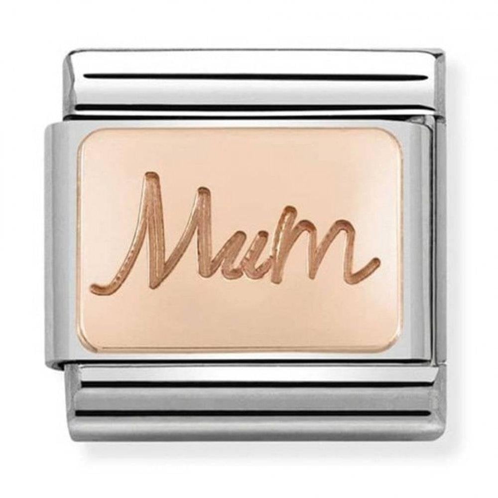 Classic Composable Rose Gold Mum Charm