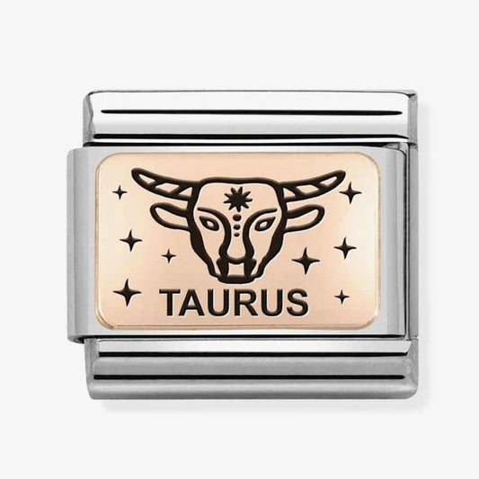 Classic Composable Rose Gold Taurus Zodiac Charm
