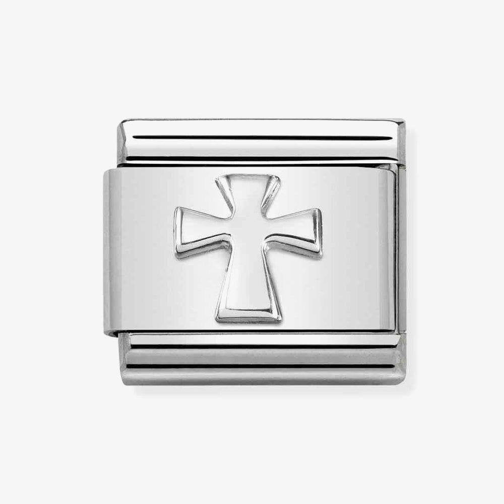 Classic Composable Silver Cross Charm