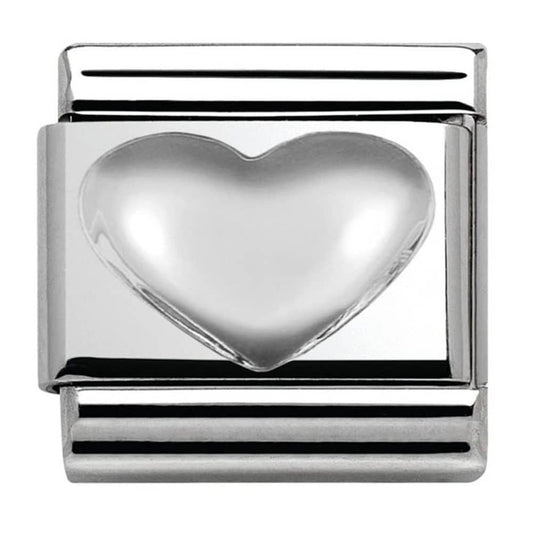 Classic Composable Silver Heart Charm