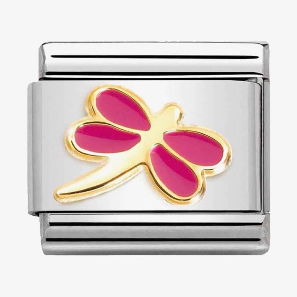 Classic Fushia Dragonfly Charm