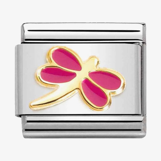 Classic Fushia Dragonfly Charm