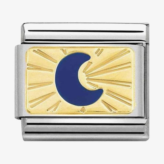 CLASSIC Gold Cosmo Blue Moon Charm