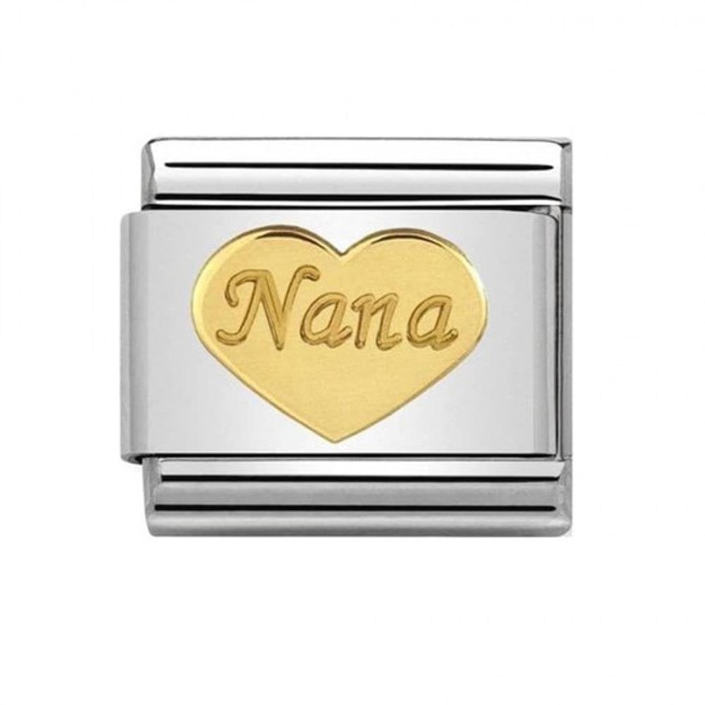 Classic Gold Nana heart Charm