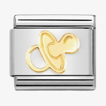 Classic Gold Pacifier Charm