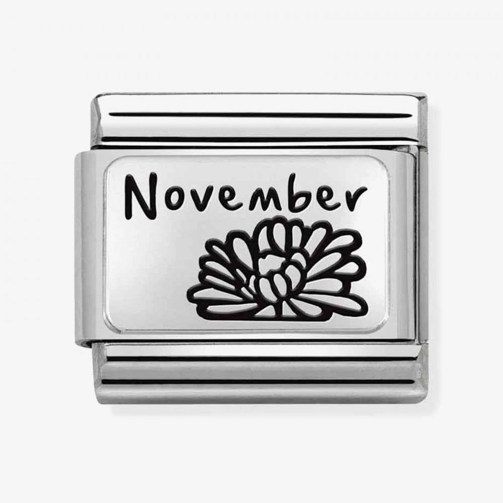 Classic November Flower Charm