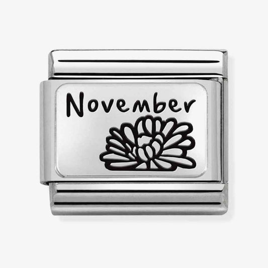 Classic November Flower Charm