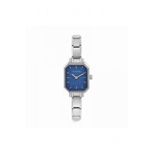 CLASSIC Paris Blue Glitter Rectangular Watch