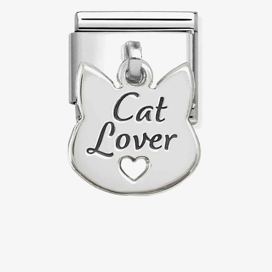 Classic Plates Cat Lover Dropper Charm