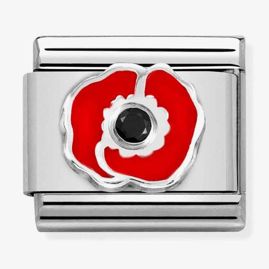 CLASSIC Poppy Crystal Charm
