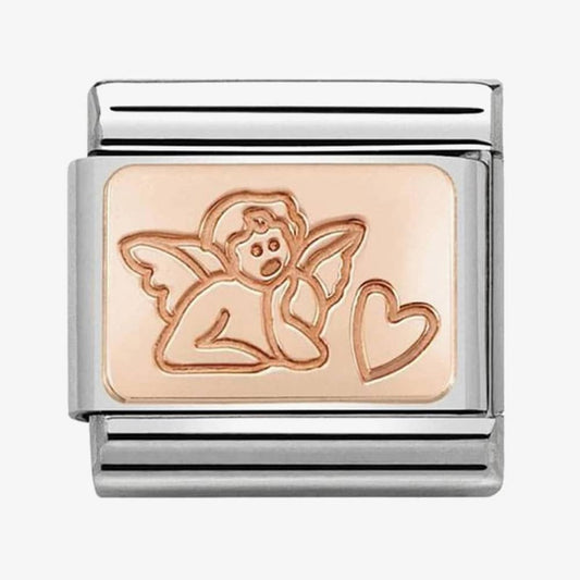 Classic Rose Angel of Love Charm