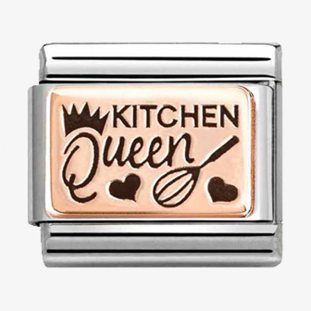 Classic Rose Gold Kitchen Queen Charm