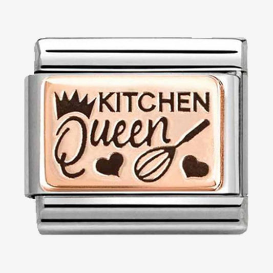 Classic Rose Gold Kitchen Queen Charm