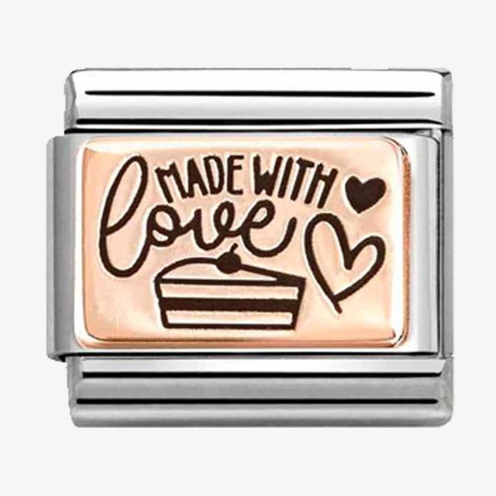 CLASSIC Rose Gold Made With Love Charm