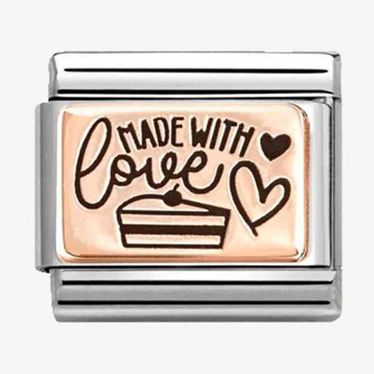CLASSIC Rose Gold Made With Love Charm