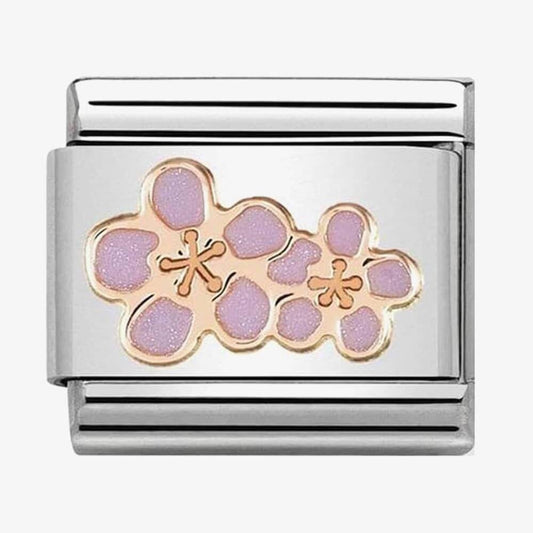 CLASSIC Rose Gold Peach Blossom Charm