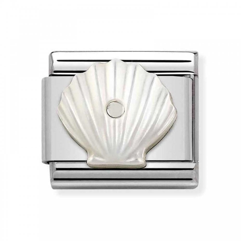 Classic Shell with Mother of Pearl Charm
