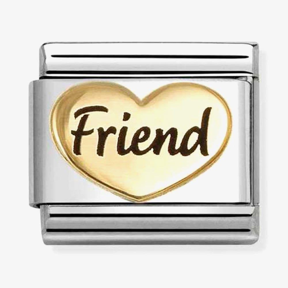 Classic Symbols Friend Heart Charm