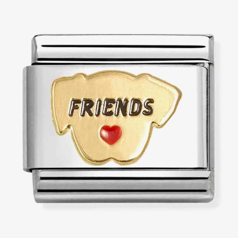 Classic Symbols Friends Dog Charm