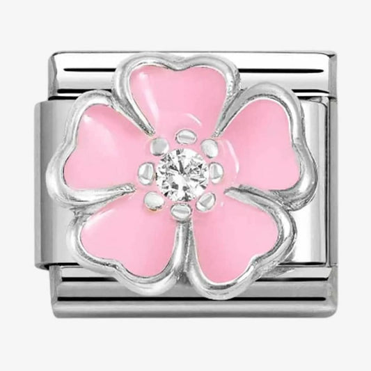 CLASSIC Symbols Pink Flower Charm