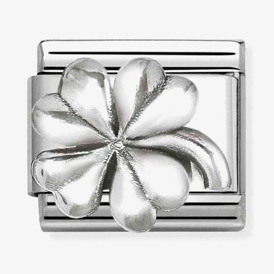 Classic Symbols Silver Clover Charm