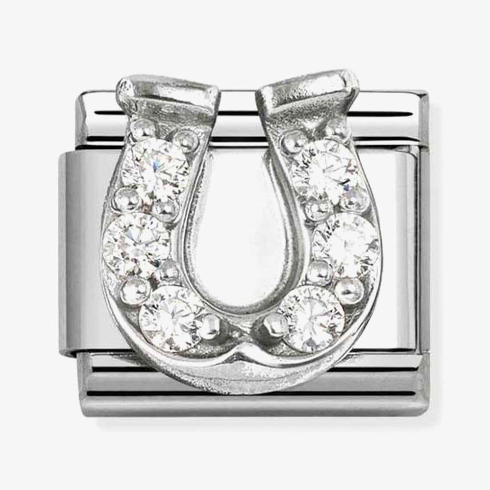 Classic Symbols Sparkling Horseshoe Charm