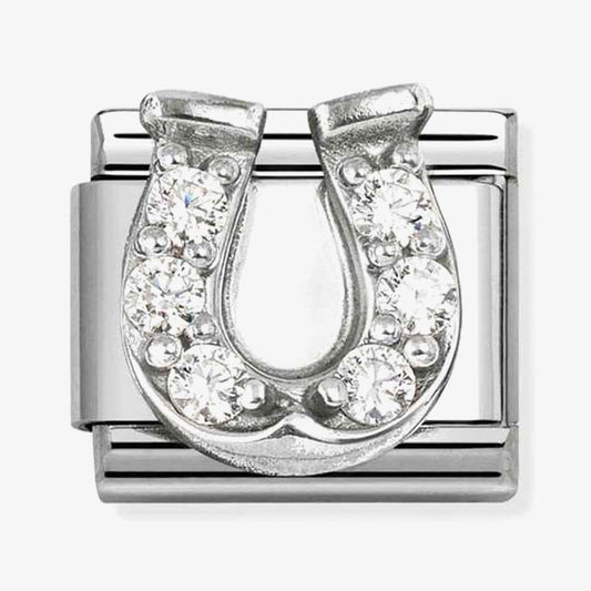 Classic Symbols Sparkling Horseshoe Charm