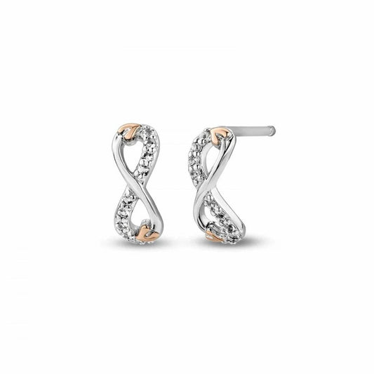 Clogau Tree of Life Infinity Stud Earrings