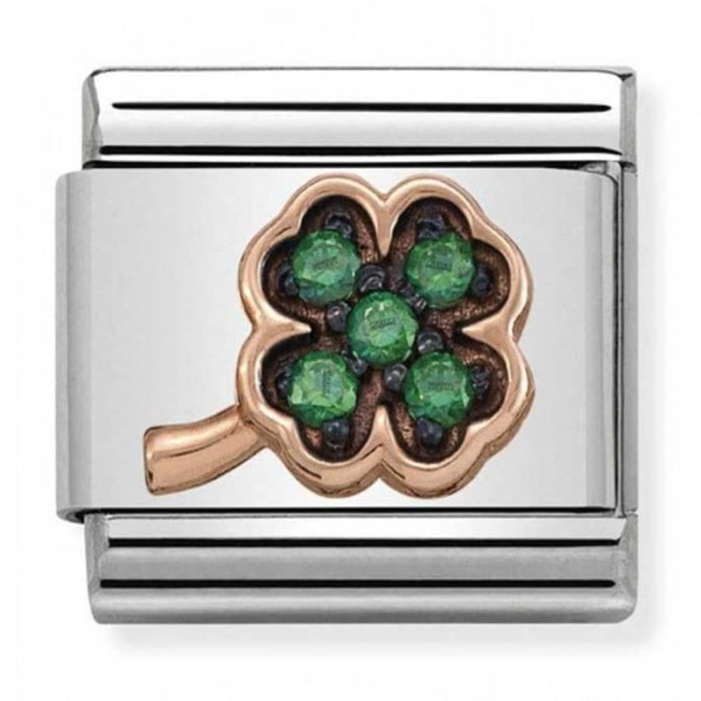 Clover Green Black Rhodium
