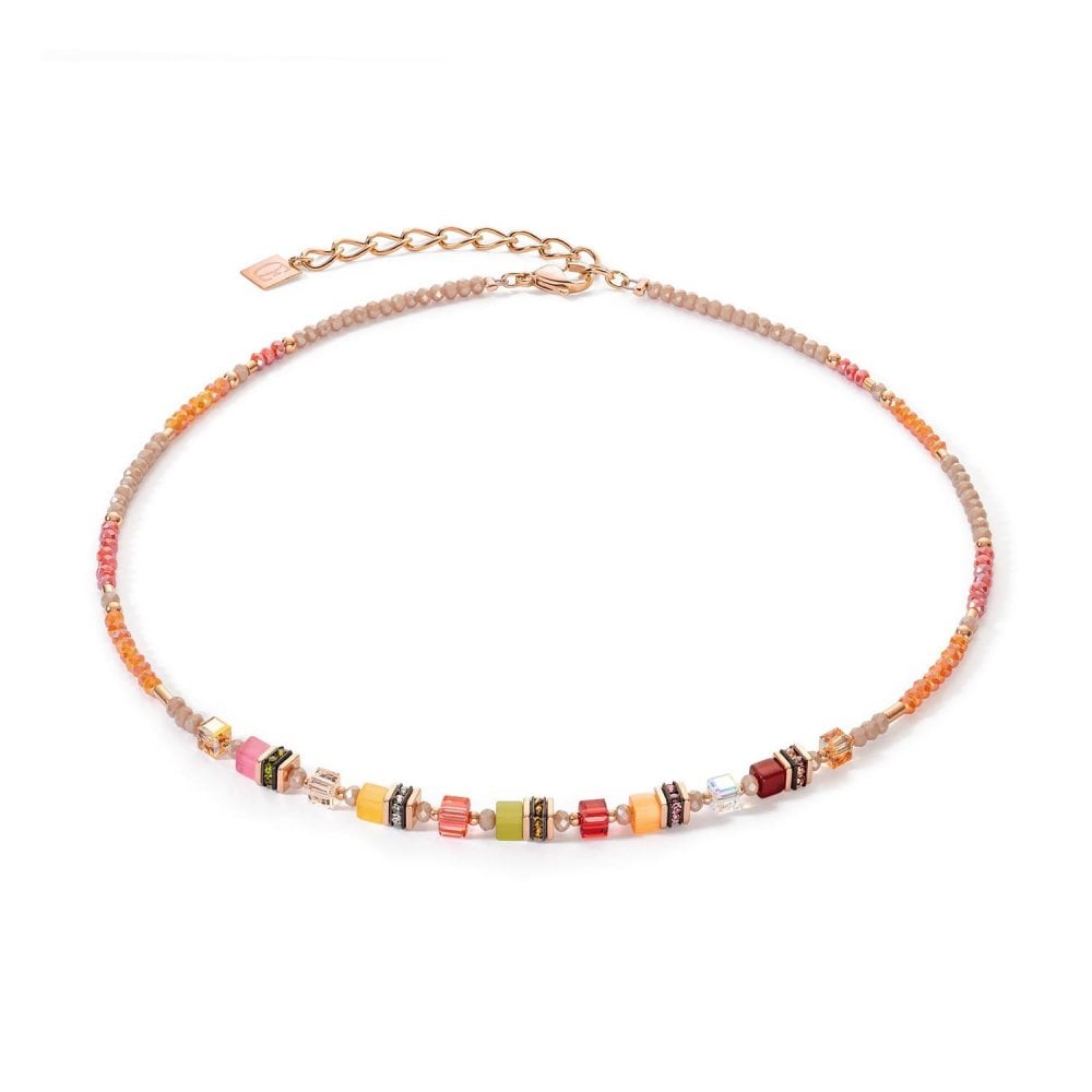 Coeur de Lion Indian Summer Sparking Cube Necklace